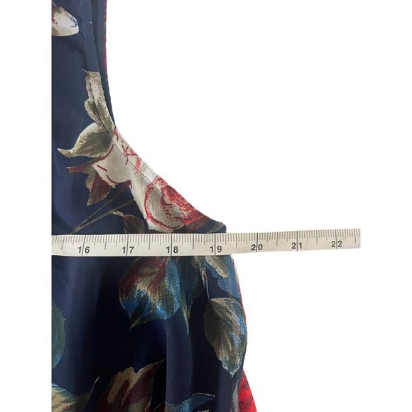 Jodifl Women's Navy Blue Floral Dress - Picture 4 of 6